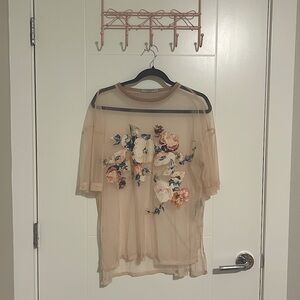 Mesh All Saints top
